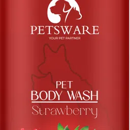 petsware Cat Body Wash,5 in 1 Shampoo+Conditioner for all Breed of Cats Flea and Tick, Allergy Relief, Hypoallergenic, Anti-microbial, Conditioning Strawberry Cat Shampoo image 2