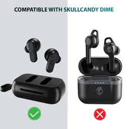 KANSOL Silicone Velcro Earbuds Case For Skullcandy Dime image 2