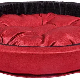 furry smile Simple Letest Rounded Bed for Dogs and cat S Pet Bed image 1