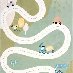 ohana 121.92 cm X 182.88 Wool, Viscose Area Rug-picture-46