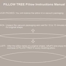 pillow tree Microfibre Sleeping Pillow Pack of 1 Solid image 2