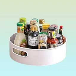 rumxrtad Plastic all-round Revolving Caddy Organizer – Indoor & Cooking Area Storage Basket-picture-46