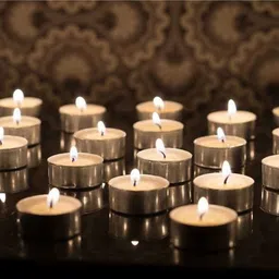 Pack of 50 Unscented Tealight Candles, Daily Use, , HomeDecor Candle Candle-image-35
