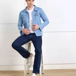metronaut Full Sleeve Solid Men Denim Casual Jacket image 3
