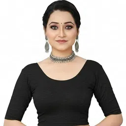 priyanka traders Round Neck Women Blouse-picture-11