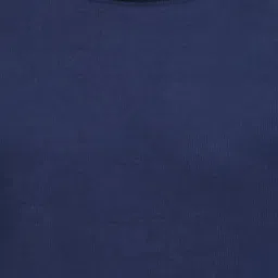 tee tree Men Striped High Neck Dark Blue, Grey Sweater image 2