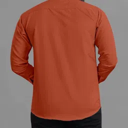 vtexx Men Regular Fit Solid Spread Collar Formal Shirt image 2