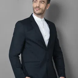 canary london Men Solid Single Breasted Casual Blazer image 3