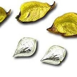 dhruvs collection 925 Silver Nariyal - Coconut for Home Decor, Pooja & Gifting (2g, Pack of 2) Decorative Showpiece - 4 cm image 2