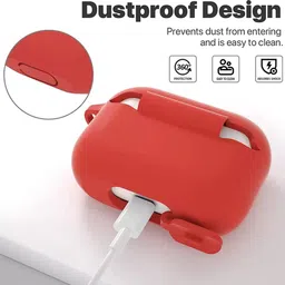 JPRO Silicone Press Stud Headphone Case For Apple Airpods Pro 1st Generation image 3