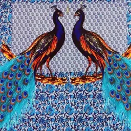 kaany fab Cotton Single Flat 144 TC Jaipuri Prints Bedsheet image 2