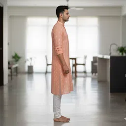 sypher boutique Men Cotton Blend Kurta Pyjama Set image 3