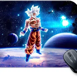 Addcartmart Goku Dragon Ball Z Design Non-Slip Rubber Base Gaming & Laptop (MPAD00142) Non Slip Base Mousepad image 2