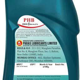 pl super palco PHB 20W40 Bouncer Engine Oil 1 Litre API SC/CC Engine Oil for Diesel Petrol Trucks Power Generating Sets Reduced Oil Consumption and Extended Engine Life Multi-Grade Engine Oil image 2