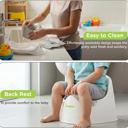 baybee Western Toilet Potty Seat for Kids with Anti-Urine Splash Guard | Portable Potty Seat image 5