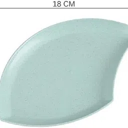 vortipu Green Appetizer Plates Salad Plates Small Dinner Plates Set Serving Dishes Tray image 2