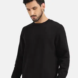 picpok fab Men Full Sleeve Solid Sweatshirt image 2
