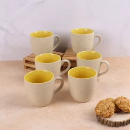 storepedia Pack of 12 Ceramic Tea Cups Set of 12, 200ml Coffee Cup & Coffee Mug Set for Home, Office & Kitchen-picture-18