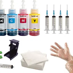 HYNEAR Refill Kit For E3370 , TS3370S Printer Ink Cartridge- PG-745 - CL746 full set 1 Black + Tri Color Combo Pack Ink Bottle-picture-18