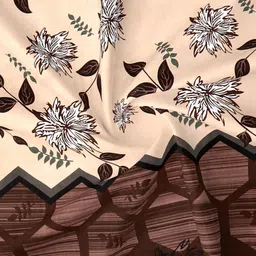 moonroof Cotton King Fitted (Elastic) 255 TC Printed Bedsheet image 2