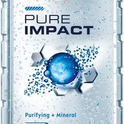 nivea men Pure Impact Showerl Gel has Purifying Micro Particles, Body, Face & Hair For Men image 2