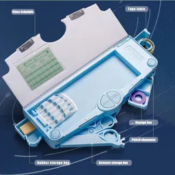 vaniha Multi Functional Pencil Box CARTOON Art Plastic Pencil Box image 2