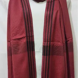 shakti Striped Viscose Women Maroon Stole, Scarf-picture-13