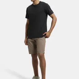 jockey Solid Men Brown Regular Shorts image 4