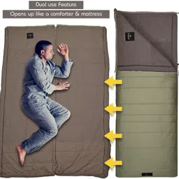 hacer HC-500 Nubra Camping Sleeping Bag For Hiking Traveling and Outdoors (-3 to +13) Sleeping Bag image 5