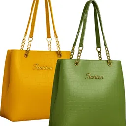 vedara Women Yellow, Green Messenger Bag-picture-28