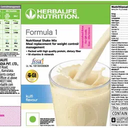 herbalife nutrition WEIGHT LOSS COMBO KULFI F1 SHAKE,PROTEIN200GM,GINGER AFRESH AND SHAKEMATE KULFI-GINGER Powder image 3