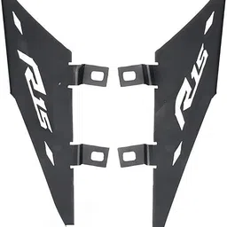 kiton R15v4 Back Grab Rail Laser Cut Tail Protector (Black) Bike Bike Fairing Kit image 1
