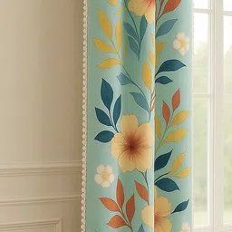 jai gurudev 150 cm (5 ft) Door Satin Blackout Curtain Single Curtain-picture-41