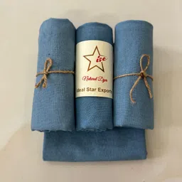 ideal star exports Blue Organic Cotton Table Linen Set-picture-45