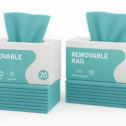 dr.vs Premium Microfiber Removable Cleaning Rags (2 Box) – Reusable Wet and Dry Microfiber Cleaning Cloth image 1