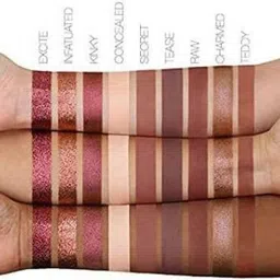 fozzby Eyeshadow Palette(Multicolor) + 3 in 1kit(mascara,eyeliner,eyebrowpencils)4ietem 25 g image 5