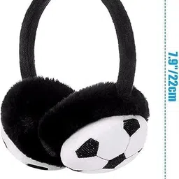 hanumant Football Pattern Plush Earmuffs Ear Muff image 2