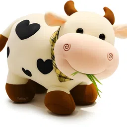 funtoos Cow Soft Toy for Baby, Kids & Lovers Cuddly Plush for Home & Gift - 24 cm image 2