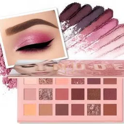 hsnayir Multi Shades 18 Colour NUDE Eye shadow Palette 18g Nude Beauty Eyeshadow 18 g image 2