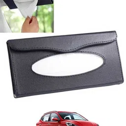 ccmm Universal Leatherite Black Rectangle Tissue Paper Box/Dispencer For Car-121 Vehicle Tissue Dispenser-picture-29