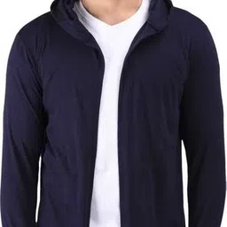 glampanda Men Kimono Style Full Sleeve Dark Blue Shrug-picture-32