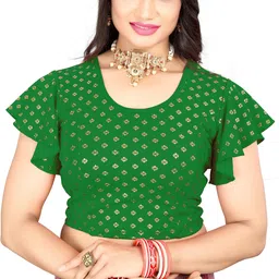 lambodar textiles Round Neck Women Blouse-picture-36