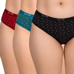 cymrite Pack of 3 Women Hipster Multicolor Panty-picture-34