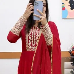 beautypie Georgette Stitched Anarkali Gown image 4