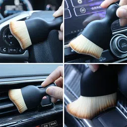hm evotek Car Interior AC Vents Cleaning Brush Combo 2 Pcs Pack Detailing Soft Brush K3 Car Ac Cleaning Brush & Car Interiar Cleaning Brush -03 Vehicle Interior Cleaner image 3