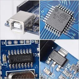 r&d UNO R3 Board SMD-CH340 (Driver required to Install) with Cable Automotive Electronic Hobby Kit image 5