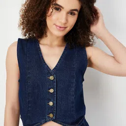 max Embroidered Women Waistcoat-picture-10