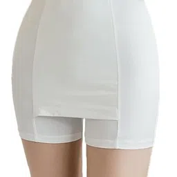 sensual lady Solid Women White Regular Shorts image 1
