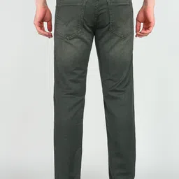 integriti Men Slim Mid Rise Dark Green Jeans image 4