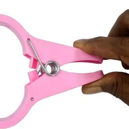 prabhas designs 3 pcs Saree Pre Pleating Clips (4 inch Size) | Heavy-Duty Pegs for Cloth Drying Plastic Cloth Clips image 5